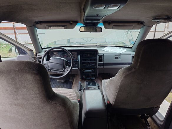 1995 Jeep Grand Cherokee I (ZJ), серый, 385000 рублей - вид 21