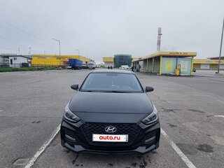 2018 Hyundai Solaris II, чёрный, 1200000 рублей, вид 1