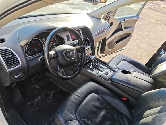 2012 Audi Q7 I (4L) Рестайлинг, белый, 2150000 рублей - вид 3