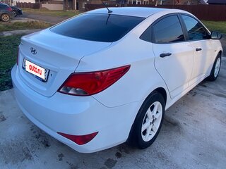 2016 Hyundai Solaris I Рестайлинг, белый, 950000 рублей, вид 5