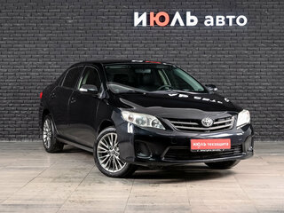 2013 Toyota Corolla X (E140, E150) Рестайлинг, чёрный, 999000 рублей, вид 3