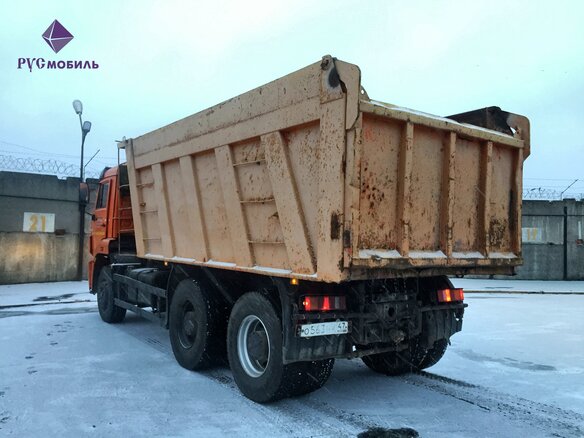 2013 КамАЗ 6520, оранжевый - вид 4