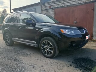 2008 Mitsubishi Outlander II, чёрный, 860000 рублей, вид 4