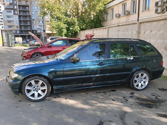 2003 BMW 3 серии 320d IV (E46) Рестайлинг, зелёный, 650000 рублей - вид 9