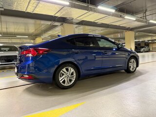 2020 Hyundai Elantra VI (AD) Рестайлинг, синий, 1500000 рублей, вид 4