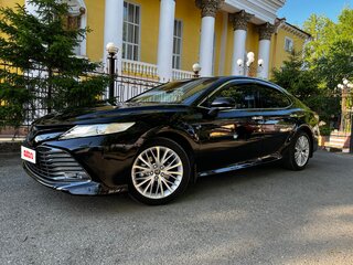 2019 Toyota Camry VIII (XV70), чёрный, 3200000 рублей, вид 2