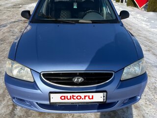 2007 Hyundai Accent ТагАЗ II, фиолетовый, 399000 рублей, вид 1
