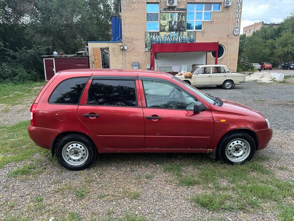 2010 Lada (ВАЗ) Kalina I, красный, 190000 рублей - вид 3