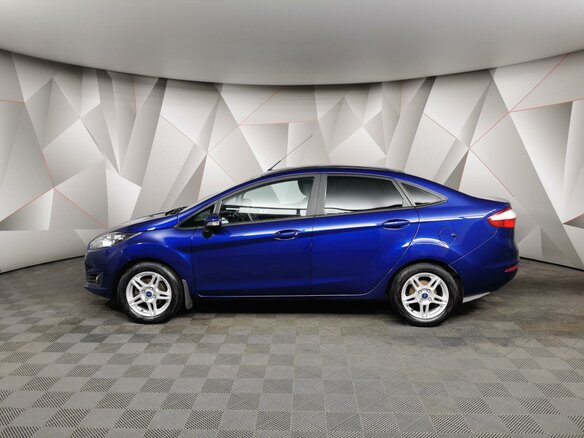 2015 Ford Fiesta Mk6 Рестайлинг, синий - вид 4