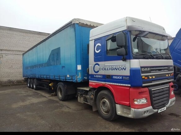 2010 DAF XF 105, серебристый, 1700000 рублей - вид 2