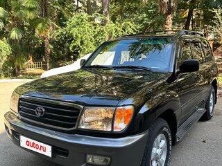 2000 Toyota Land Cruiser 100 Series, чёрный, 1690000 рублей, вид 1