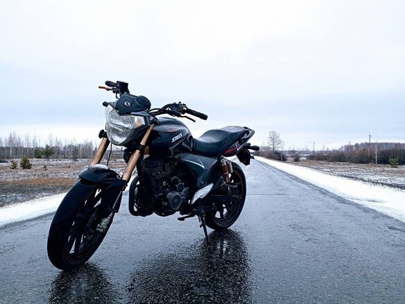 2012 Stels Flame 200, чёрный, 100000 рублей - вид 1