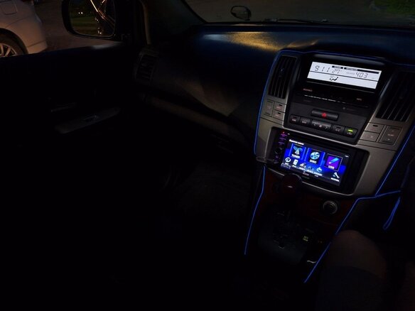 2008 Toyota Harrier II (XU30), чёрный, 1700000 рублей - вид 11