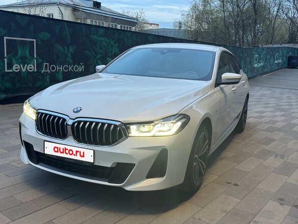 2020 BMW 6 серии Gran Turismo 620d xDrive IV (G32) Рестайлинг, белый, 5870000 рублей - вид 1