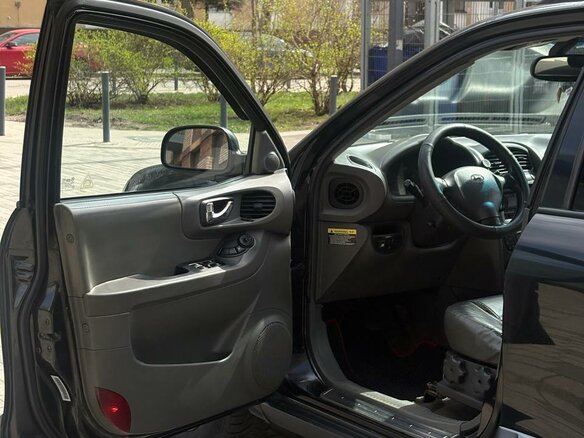 2003 Hyundai Santa Fe I, чёрный, 390000 рублей - вид 6