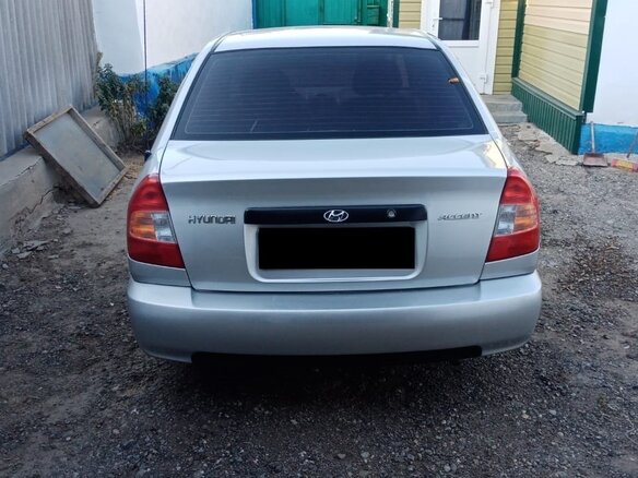 2004 Hyundai Accent ТагАЗ II, серебристый, 480000 рублей - вид 3