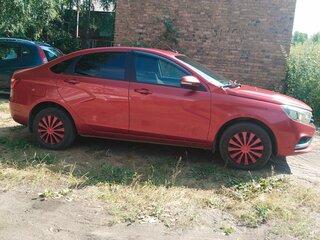 2016 Lada (ВАЗ) Vesta I, красный, 500000 рублей, вид 5
