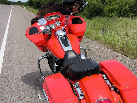 2009 Harley-Davidson Road Glide, оранжевый, 1200000 рублей - вид 5