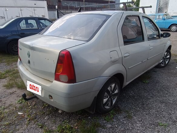 2007 Renault Logan I, серый - вид 2