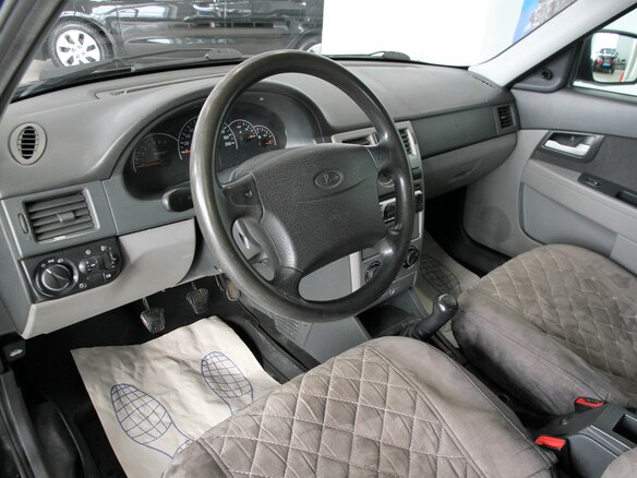 2010 Lada (ВАЗ) Priora I, чёрный - вид 7
