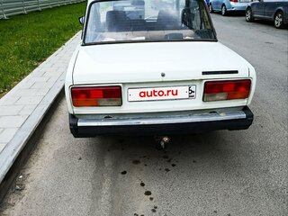 1989 Lada (ВАЗ) 2107, белый, 120000 рублей, вид 3