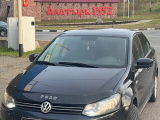 2013 Volkswagen Polo V, чёрный, 800000 рублей, вид 4