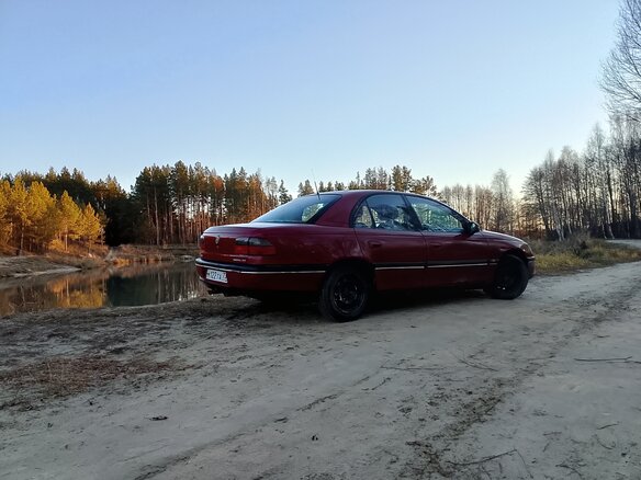 1996 Opel Omega B, красный, 290000 рублей - вид 6