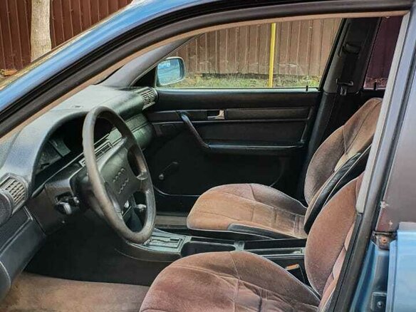 1993 Audi 100 IV (C4), синий, 160000 рублей - вид 5