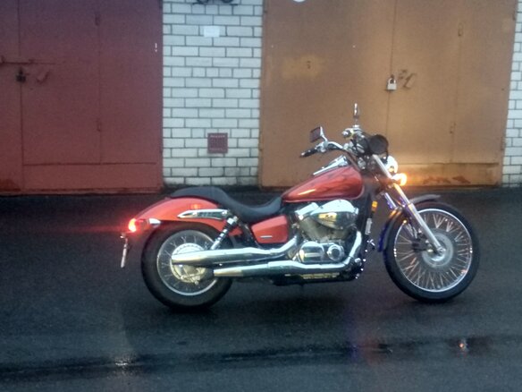 2012 Honda Shadow 750, оранжевый, 570000 рублей - вид 5