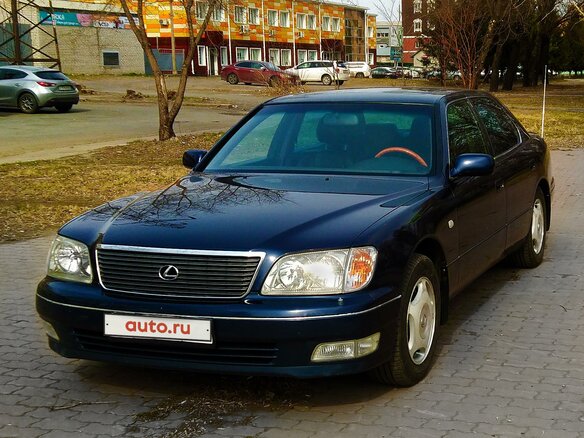 1999 Lexus LS 400 II, синий - вид 1