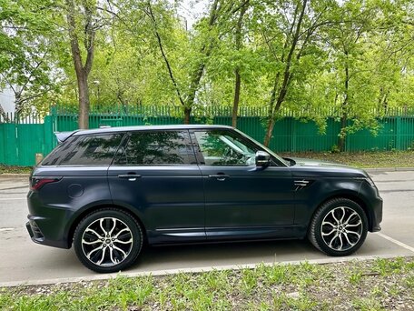 2019 Land Rover Range Rover Sport II Рестайлинг, синий, 5200000 рублей, вид 4