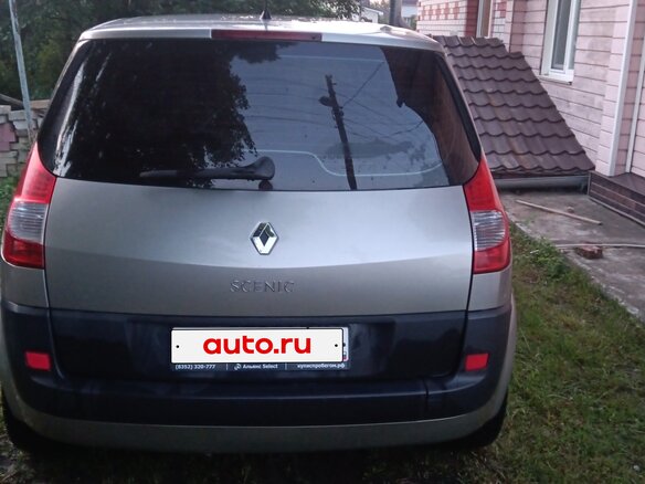 2007 Renault Scenic II Рестайлинг, серый, 470000 рублей - вид 4