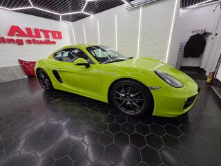 2014 Porsche Cayman II (981), зелёный, 4500000 рублей, вид 2