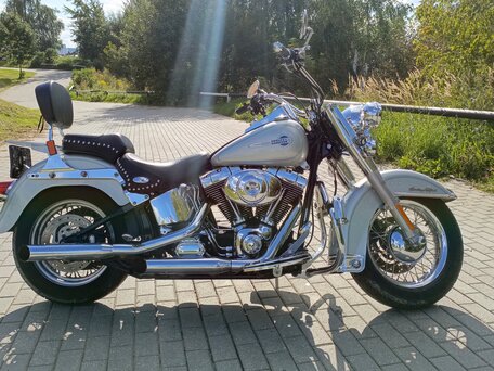 2004 Harley-Davidson Heritage, серебристый, 720000 рублей, вид 4