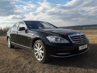 2009 Mercedes-Benz S-Класс 350 V (W221) Рестайлинг, синий, 1400000 рублей, вид 1