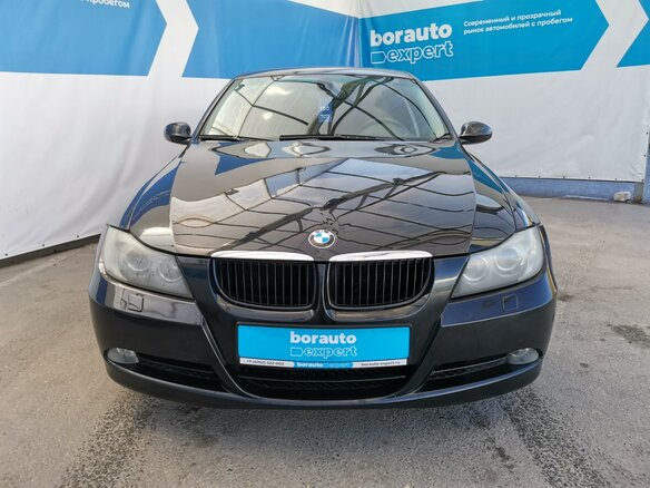 2007 BMW 3 серии 320i V (E90/E91/E92/E93), чёрный - вид 2