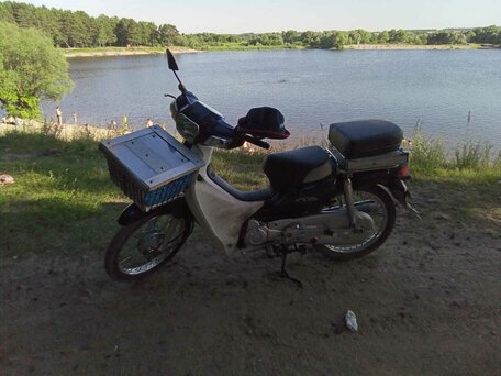 2012 Honda Super Cub, синий, 130000 рублей, вид 5