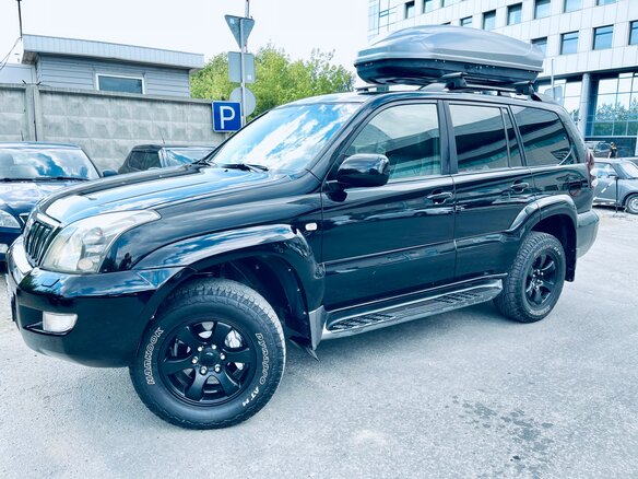 2008 Toyota Land Cruiser Prado 4-speed 120 Series Рестайлинг, чёрный - вид 30