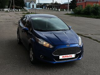 2016 Ford Fiesta Mk6 Рестайлинг, синий, 655000 рублей, вид 1