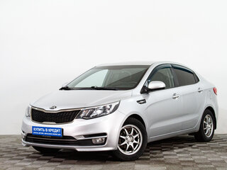 2017 Kia Rio III Рестайлинг, серебристый, 999000 рублей, вид 3