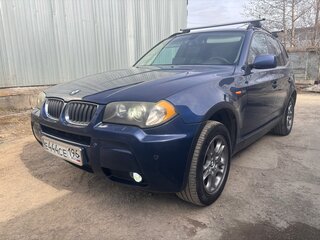 2006 BMW X3 30i I (E83), синий, 950000 рублей, вид 1