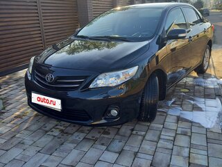 2011 Toyota Corolla X (E140, E150) Рестайлинг, чёрный, 908000 рублей, вид 1