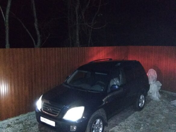 2008 Chery Tiggo (T11) I, синий - вид 19