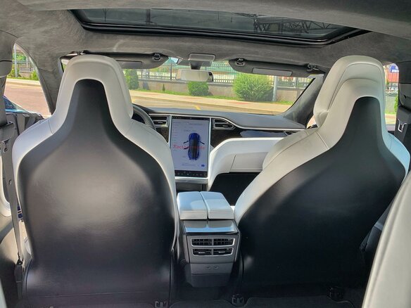 2017 Tesla Model S P100D I Рестайлинг, синий - вид 29