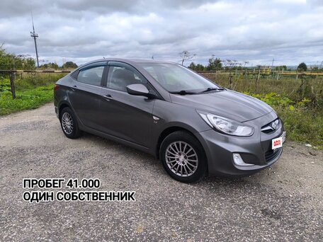 2012 Hyundai Solaris I, серый, 880000 рублей, вид 1