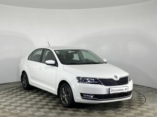 2018 Skoda Rapid I Рестайлинг, белый, 1195000 рублей, вид 3