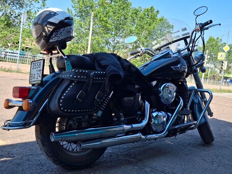 2002 Kawasaki VN1500 Vulcan, чёрный, 500000 рублей, вид 3