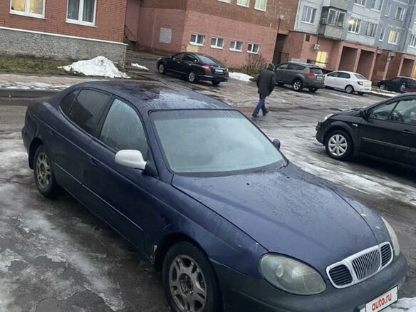 2002 Daewoo Leganza, синий, 125000 рублей - вид 1
