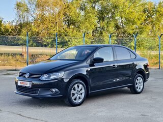2012 Volkswagen Polo V, чёрный, 910000 рублей, вид 1