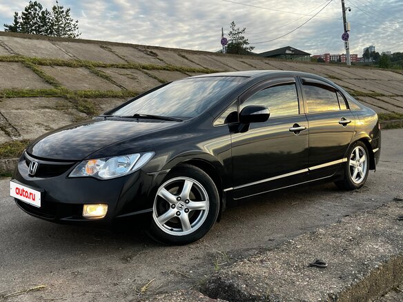2008 Honda Civic VIII, чёрный, 720000 рублей - вид 1